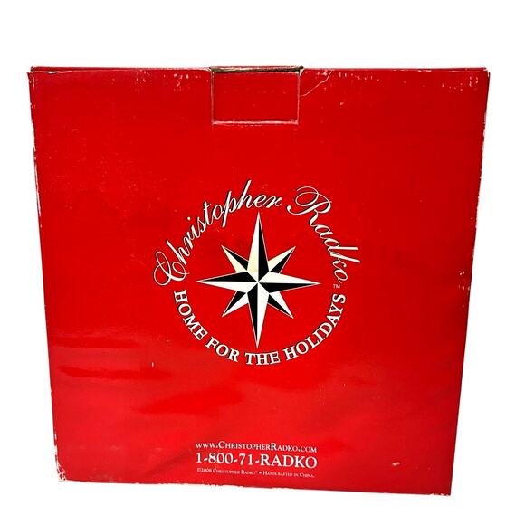 Christopher Radko “Letters To Santa” 2008 Collectors Plate-New in Box - Picture 6 of 7